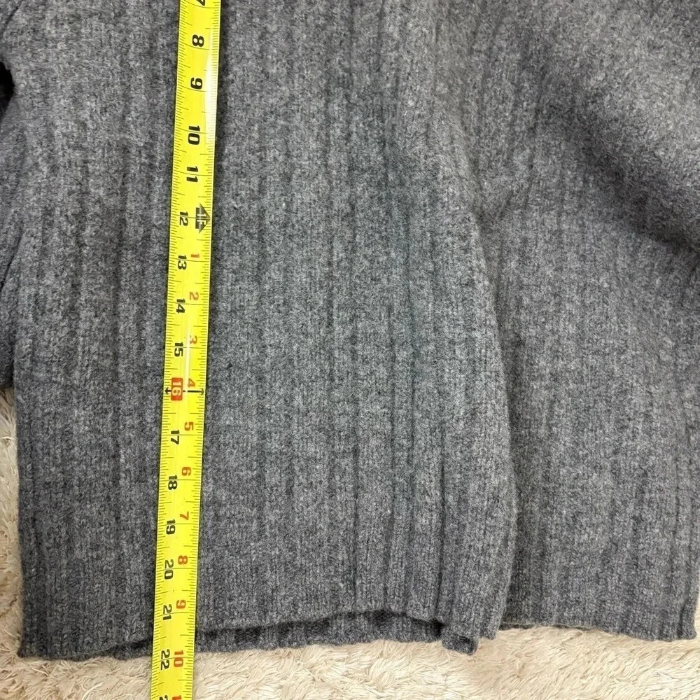 J.Crew Womens chunky Ribbed Wool Sweaters size Large - Picture 6 of 8